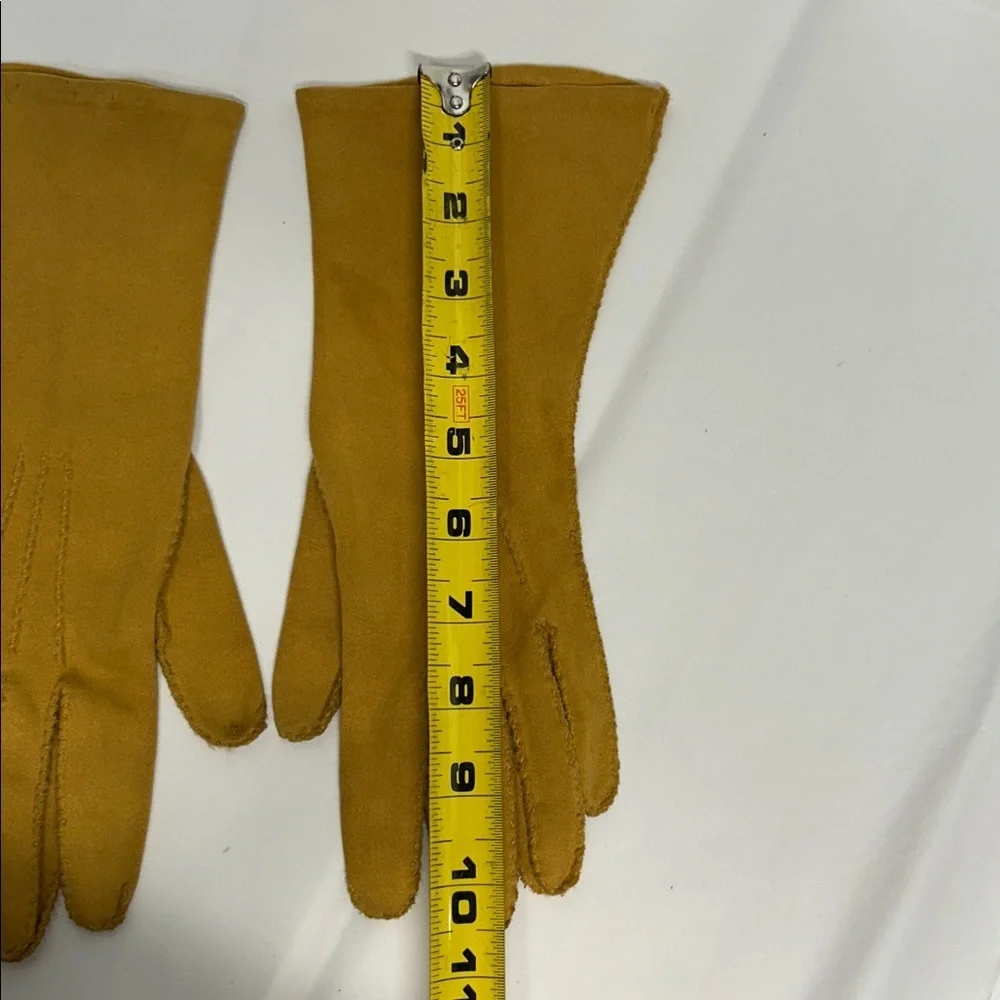 Vintage fabric 1940s maybe 50s mustard golden harvest women’s size small